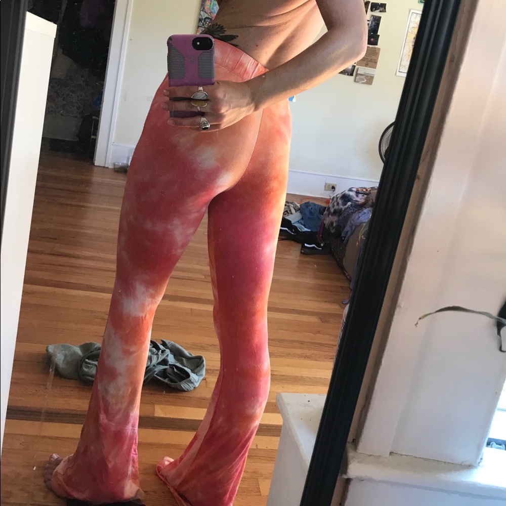 Tie dye bellbottoms